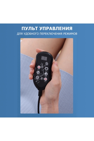 Массажная подушка для спины и шеи KZ0563 электрическая, 20 роликов, с ИК прогревом и регулируемой высотой, ароматерапией и доп. блоком, 12/220В Массажная подушка для спины и шеи KZ0563 электрическая, 20 роликов, с ИК прогревом и регулируемой высотой, ароматерапией и доп. блоком, 12/220В