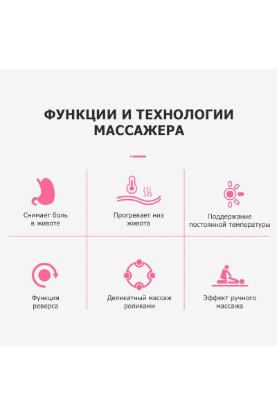Пояс массажный многофункциональный для живота KZ0556 электрический, 6 роликов, с ИК прогревом, беспроводной Пояс массажный многофункциональный для живота KZ0556 электрический, 6 роликов, с ИК прогревом, беспроводной