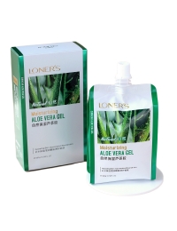 Гель косметический увлажняющий LONERS ALOE VERA GEL, с экстрактом алоэ вера, 300 гр.