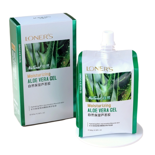 Гель косметический увлажняющий LONERS ALOE VERA GEL, с экстрактом алоэ вера, 300 гр.