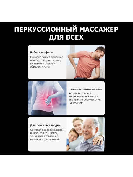 Массажер для тела перкуссионный MSG-011 электрический, вибрационный, 8 насадок, беспроводной Массажер для тела перкуссионный MSG-011 электрический, вибрационный, 8 насадок, беспроводной