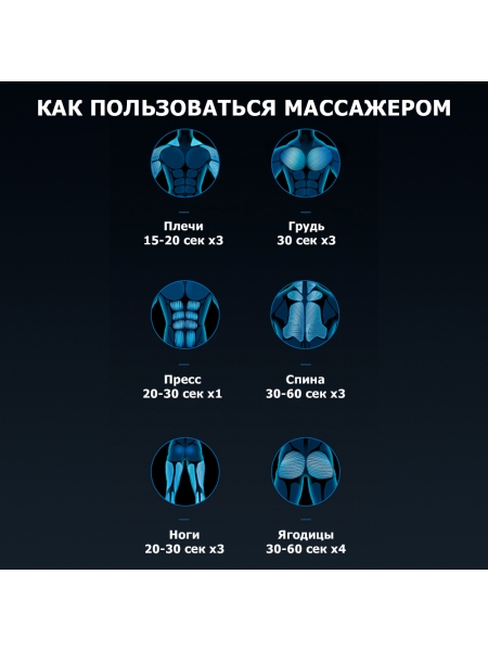 Массажер для тела перкуссионный MSG-011 электрический, вибрационный, 8 насадок, беспроводной Массажер для тела перкуссионный MSG-011 электрический, вибрационный, 8 насадок, беспроводной