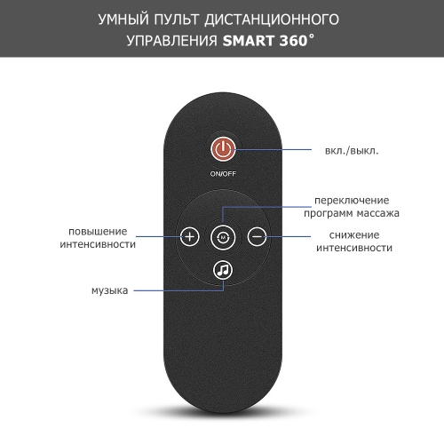 Массажер для шеи MSG-034 электрический, роликовый, с ИК прогревом, беспроводной