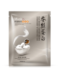 Маска для лица тканевая ONE SPRING SILK MASK SKIN WHITE, с протеинами шелка, с лфифтинг эффектом, 30 гр.