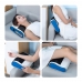 Массажная подушка для спины и шеи KZ0569 электрическая, 20 роликов, с ИК прогревом, 12/220В, синяя