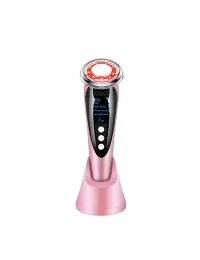 Массажер для RF лифтинга и подтяжки лица MPF-10 электрический, с LED технологией, 5 в 1, беспроводной