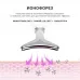 Лифтинг массажер для подтяжки лица MPF-15 микротоковый, с EMS и LED технологией, 3 в 1, беспроводной, черный
