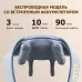 Массажер для шеи и плеч KZ0309 электрический, c 6 роликами, щипковым механизмом и ИК прогревом, беспроводной